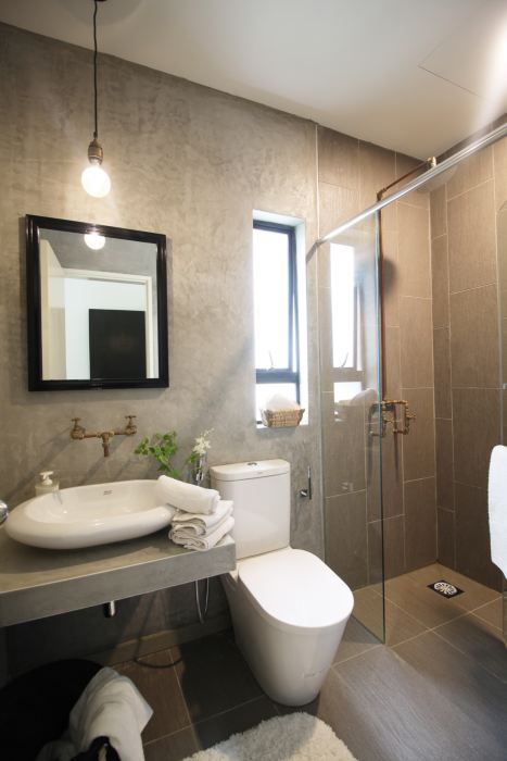 a minimalist design bathroom is simple and uncluttered