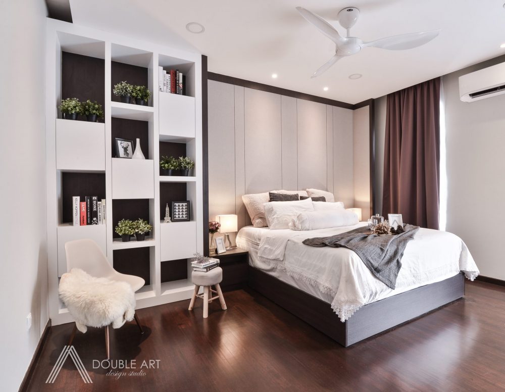 Modern design for condominium in Puchong. Design by Double Art