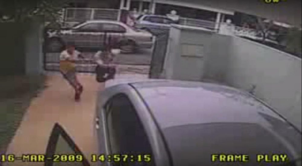 CCTV camera footage of robberies in Malaysia