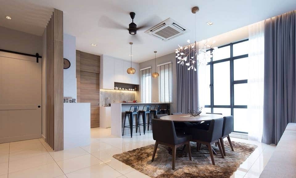 Interior design Malaysia at The Rise, Rawang by Box Creative