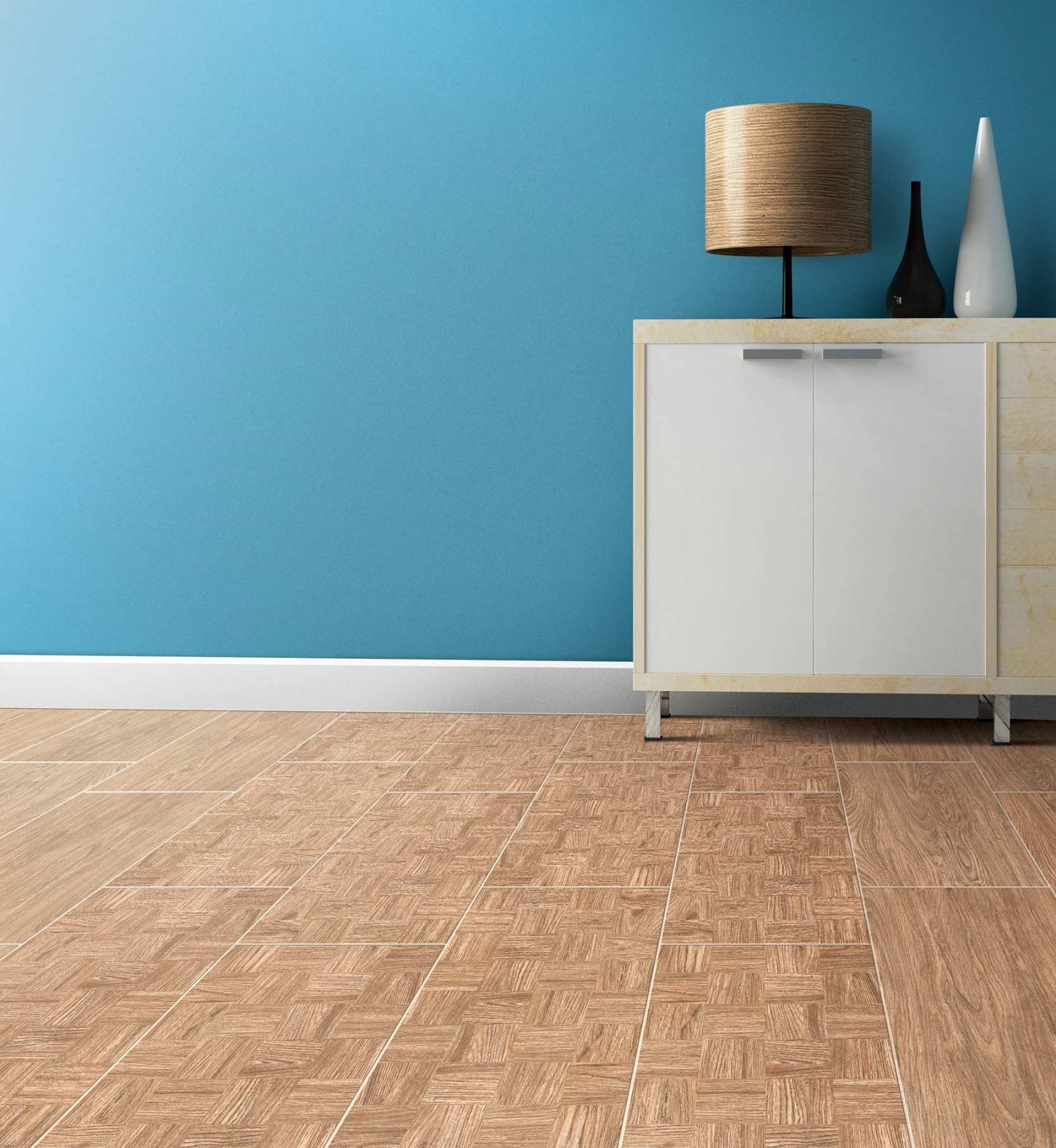 Tiles that resemble wooden flooring. Source: Guocera