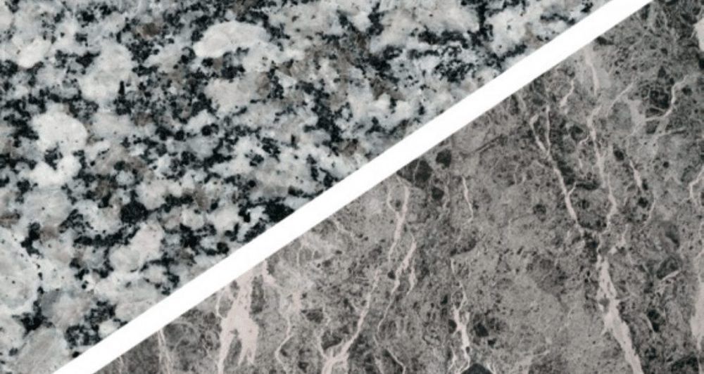 Appearance of granite vs marble