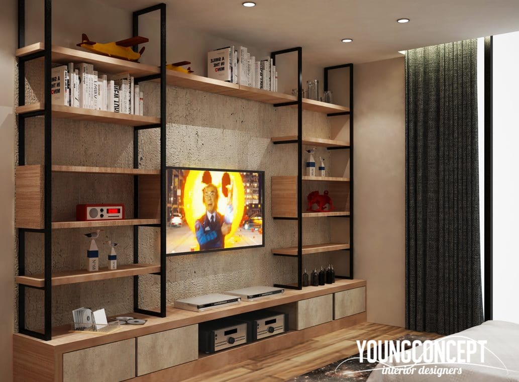 50 TV Cabinet Designs For Your Living Room - Recommend.my