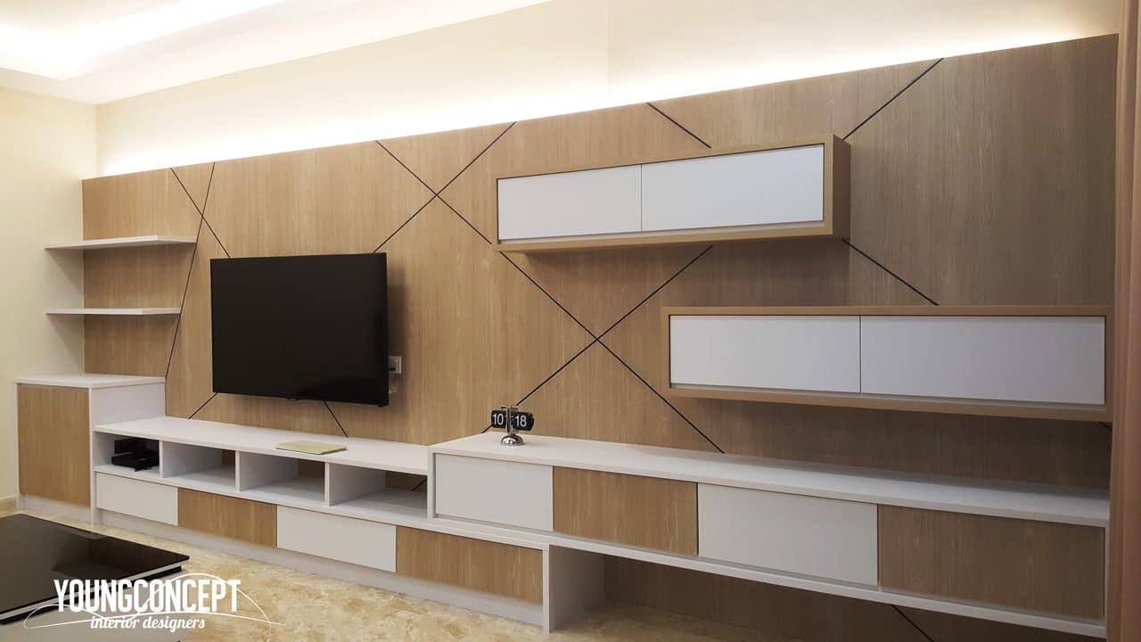 TV cabinet designs malaysia