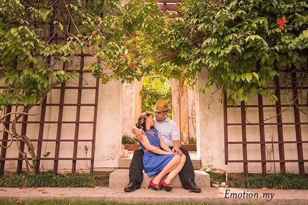 pre-wedding photos, perdana lake gardens