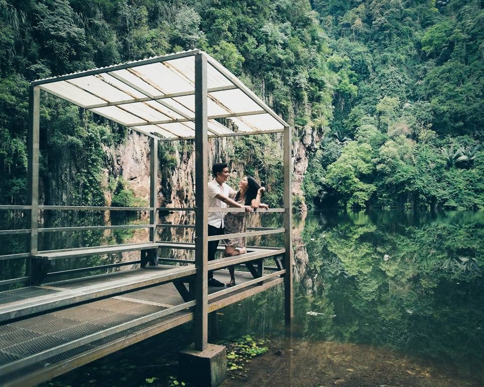 pre-wedding photos, tasik cermin