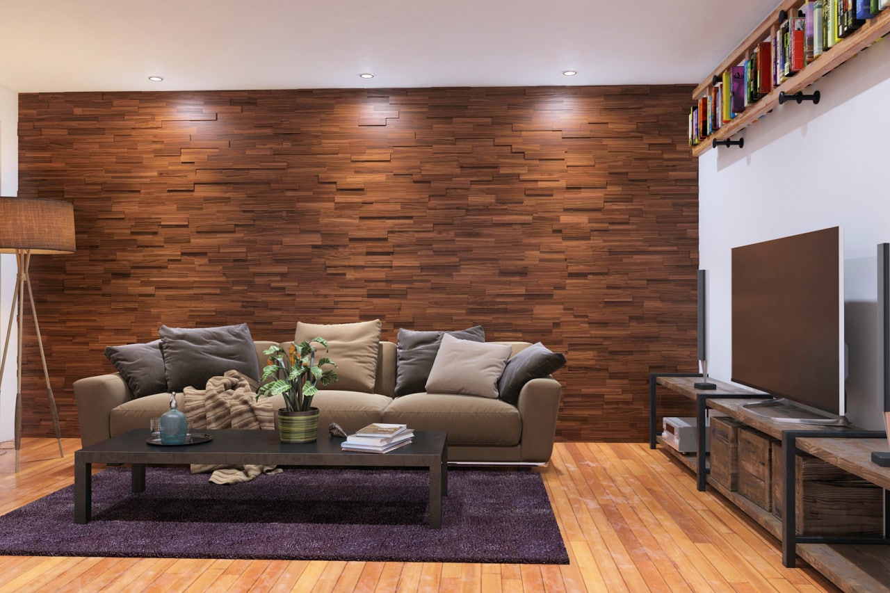 create a living room feature wall