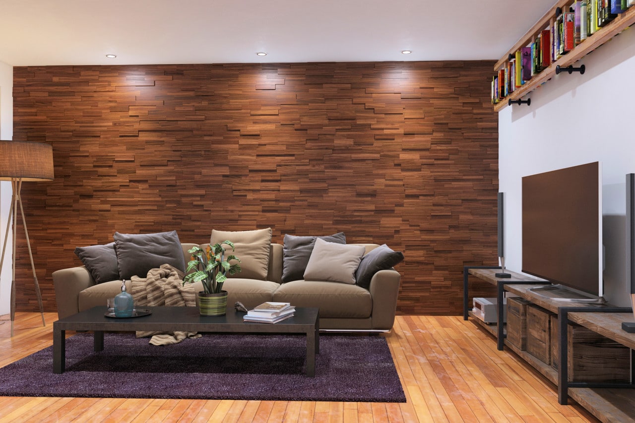 design feature wall living room