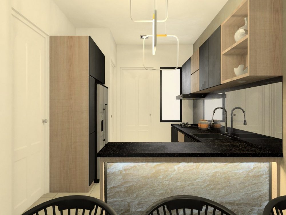 Elmina valley 1 kitchen interior design package by Recommend.my