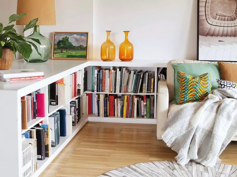 Low bookshelf ideas for your home 