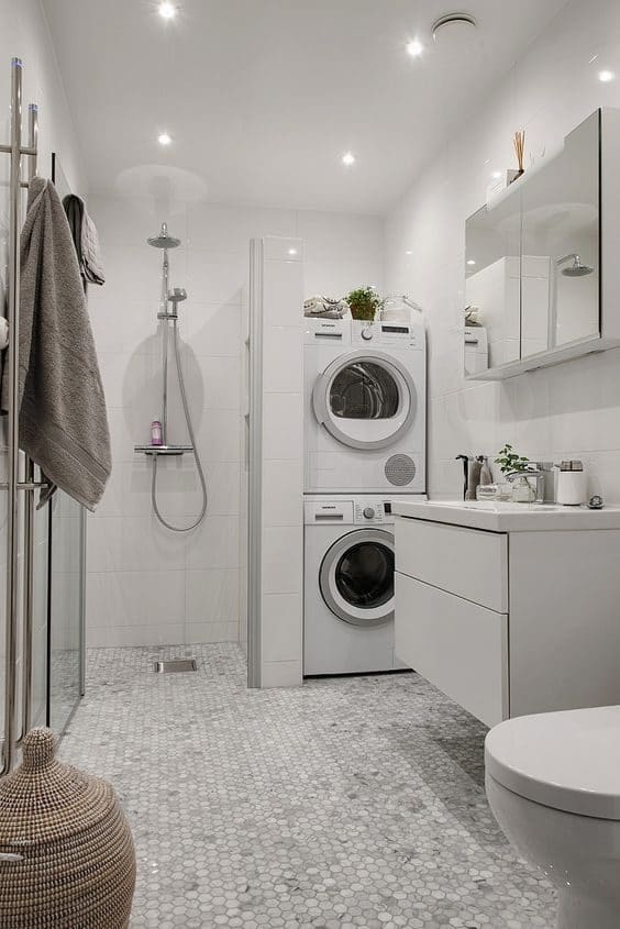 Small Bathroom Laundry Ideas For Your Home Recommend My - Small Bathroom Layout With Washing Machine
