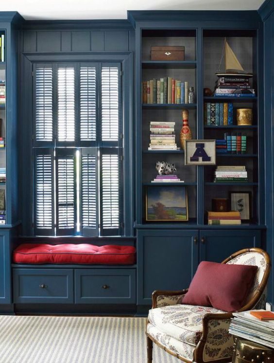 Bay window storage ideas