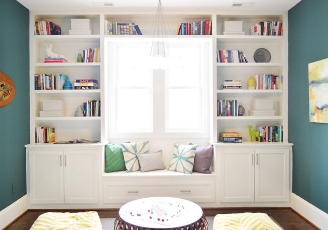 Bay window storage ideas