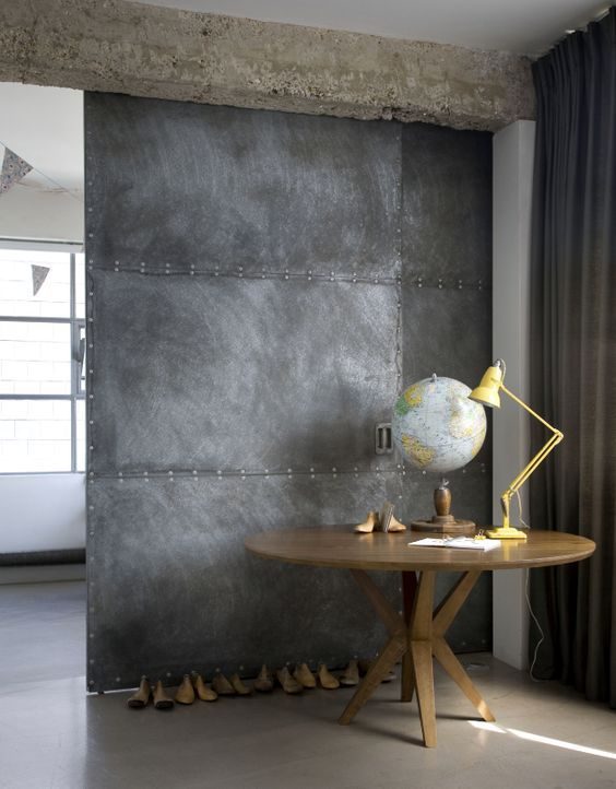 Concrete interior design 