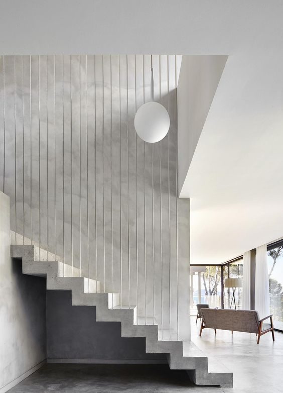Concrete interior design
