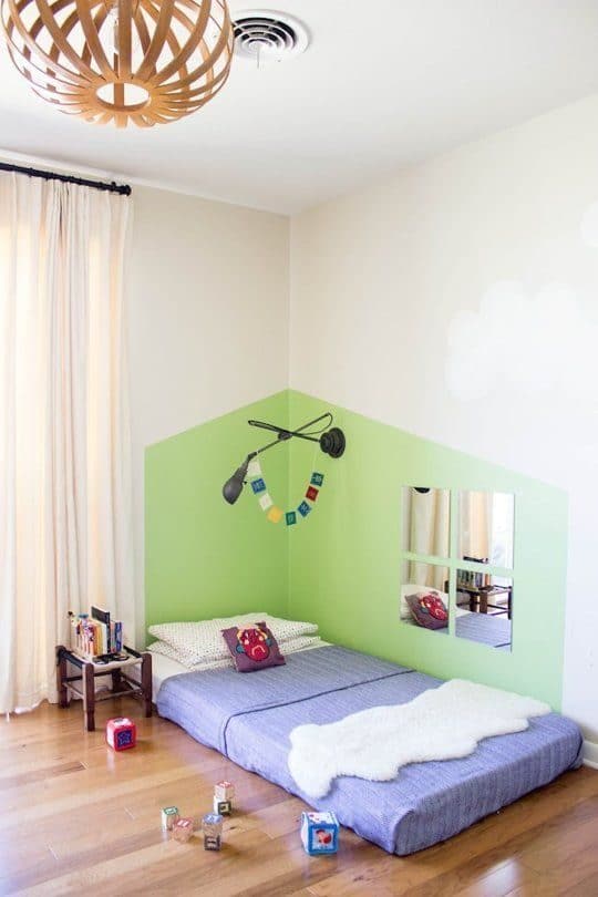 wall painting ideas for a toddler corner