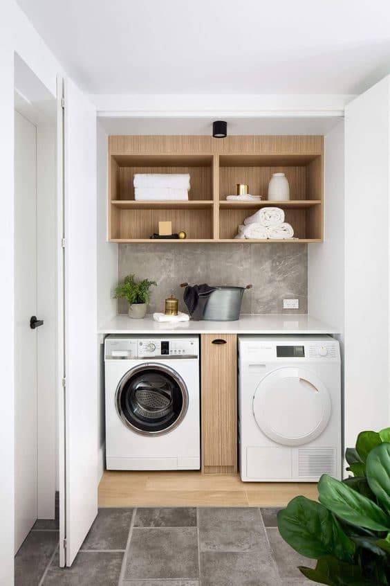 How To Organise a Small  Washing Machine Yard Area 