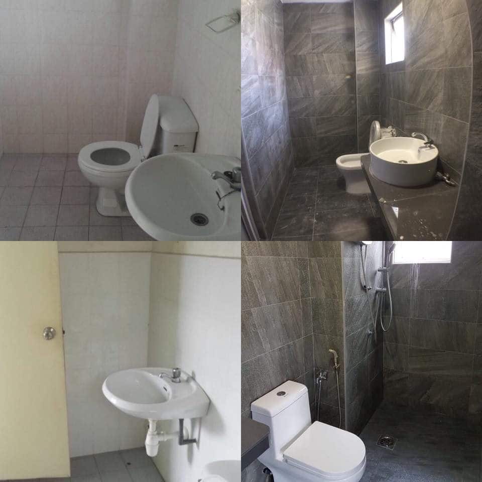 Bathroom makeover in Jalil Damai apartment