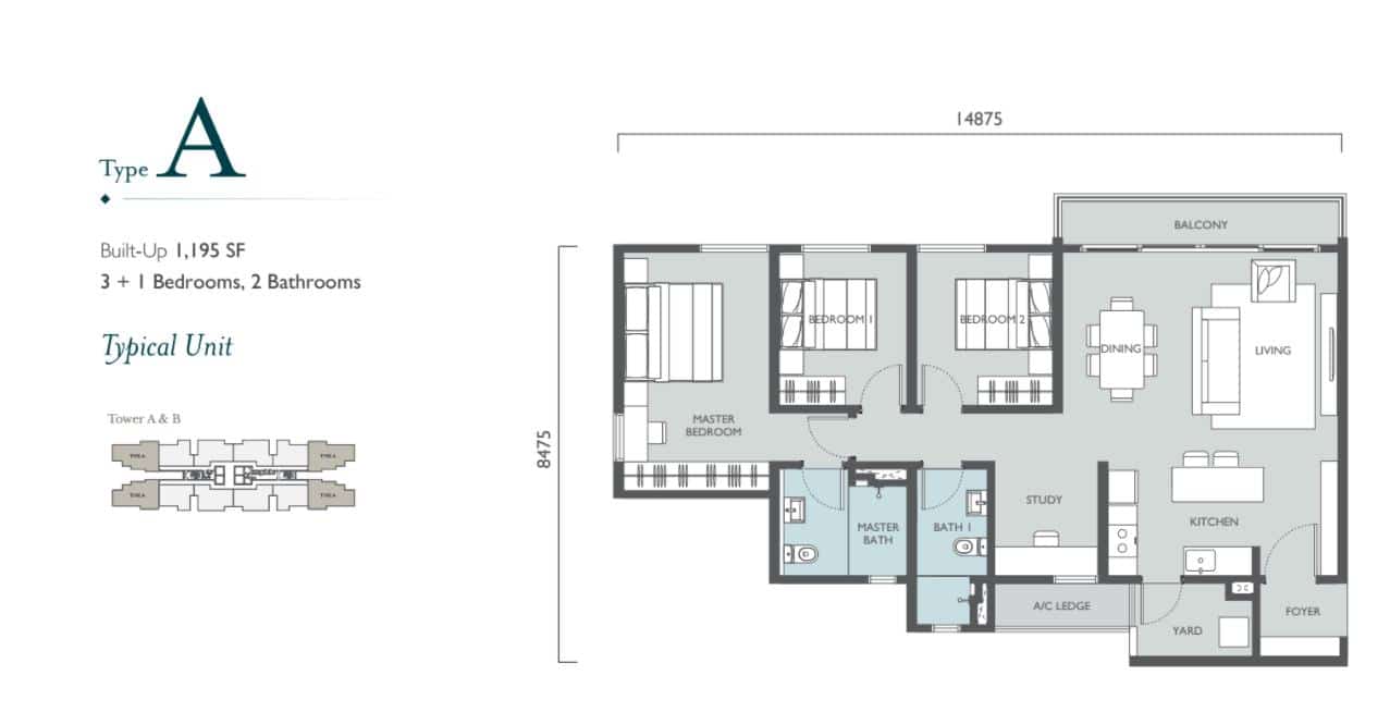 Floor Plans For Emerald Hill Condominium Alam Damai Recommend My