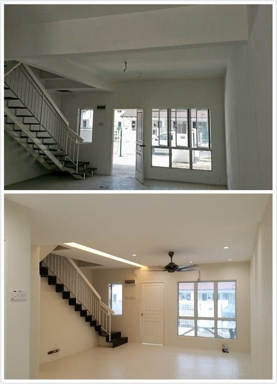 Adding storage cabinets under the stairs. Source: Renovation Equal