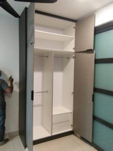 built-in wardrobe design ara damansara