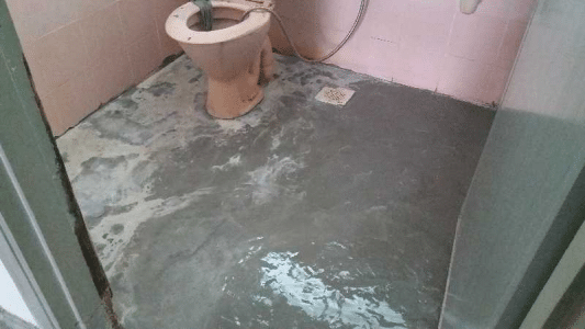 toilet floor waterproofing