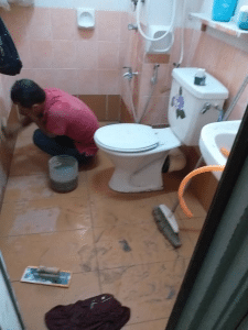 Toilet waterproofing