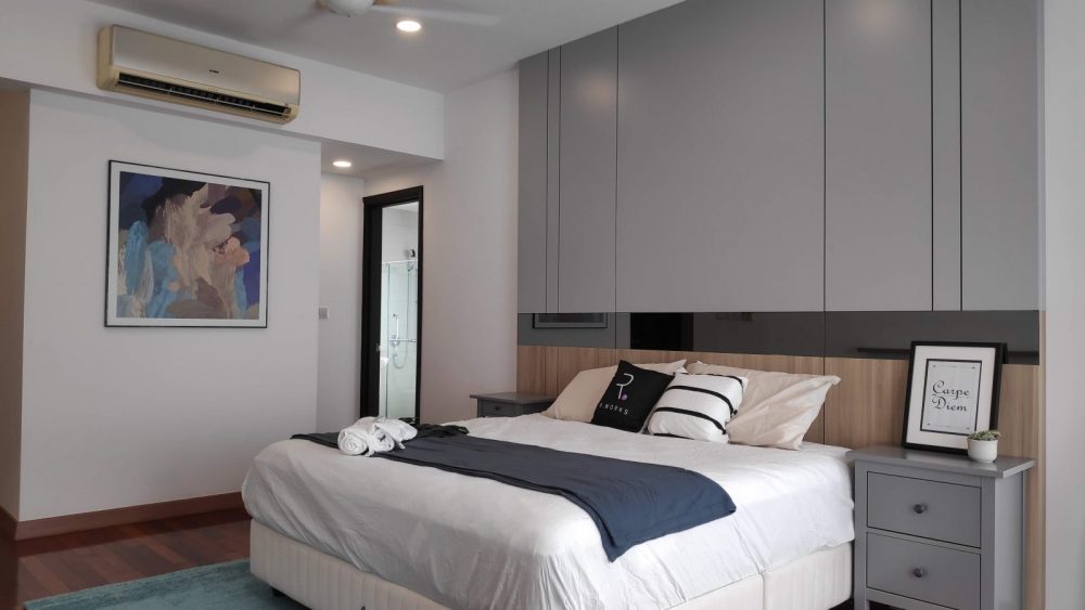 Master bedroom after interior design