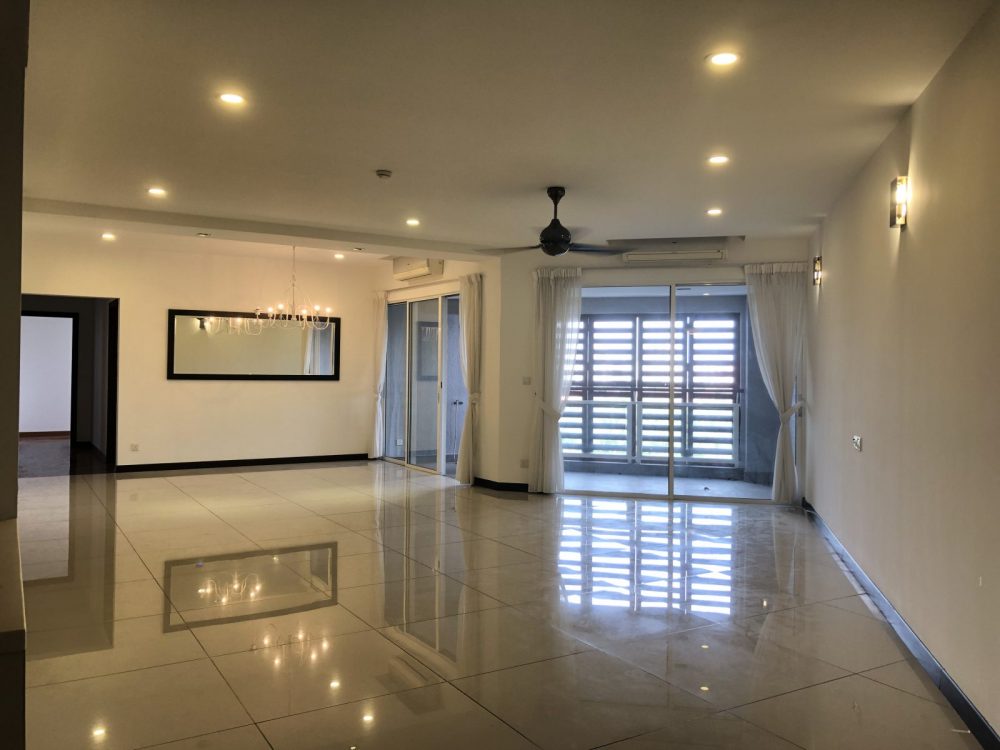 Living room before interior design