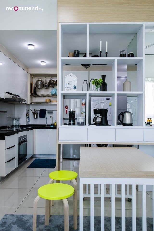 The family's dining area