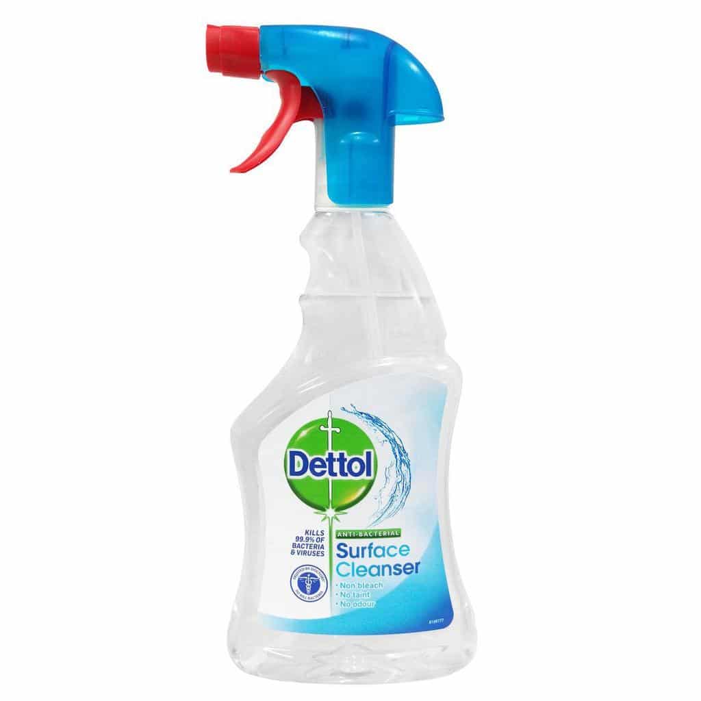 Dettol Anti-Bacterial Surface Cleanser for COVID-19 disinfection containing 0.07% benzalkonium chloride