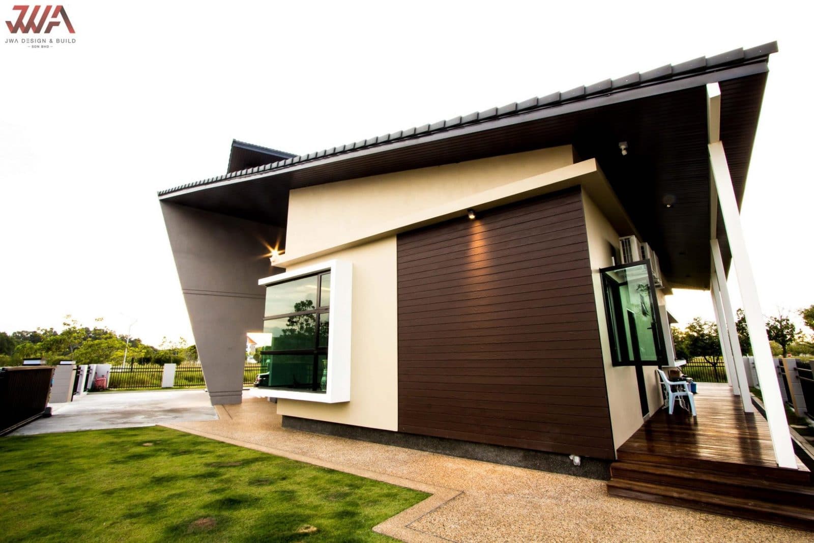 Bungalow exterior design by JWA Design and Build