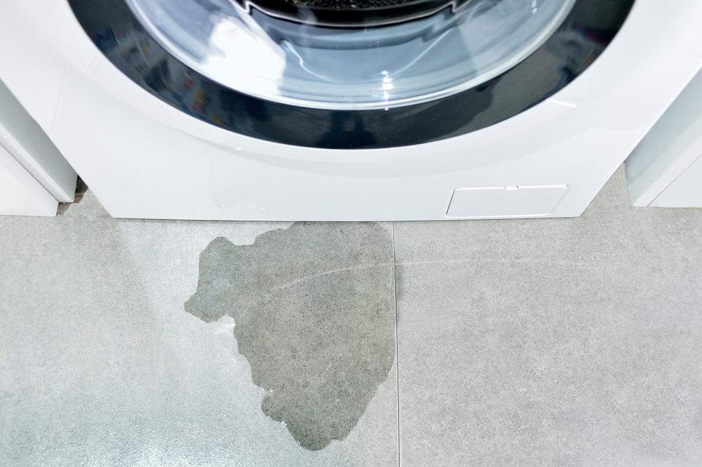 Washing machine bottom part leak