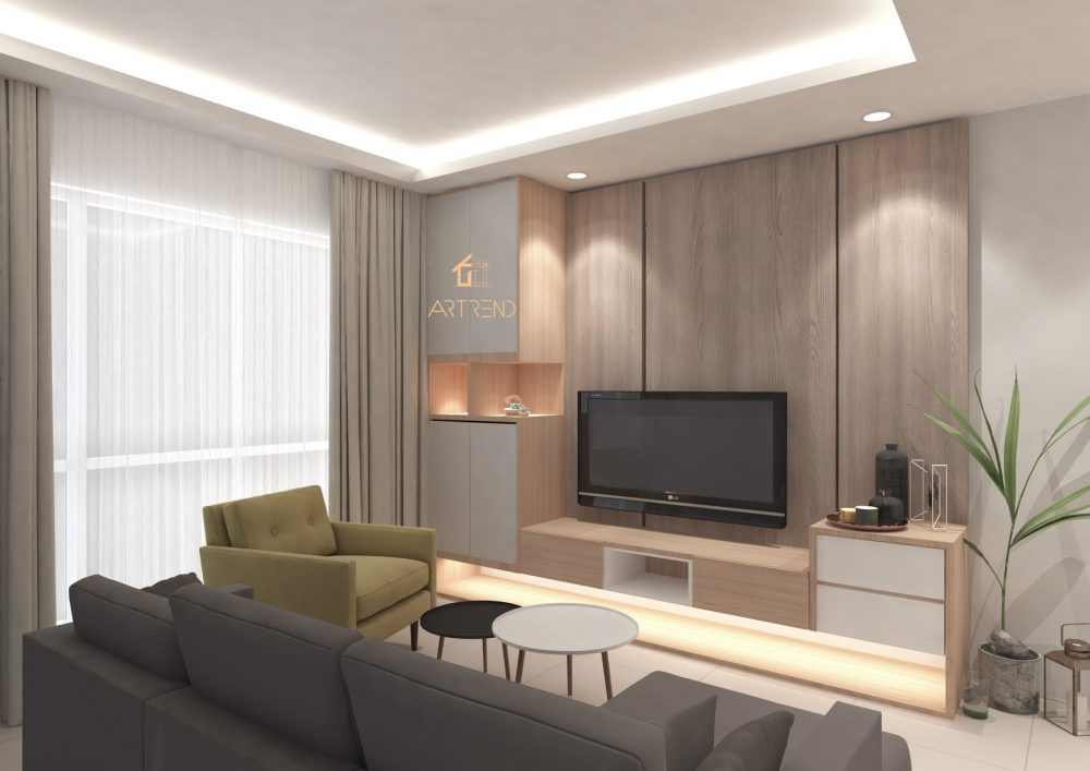 Summerskye Residences at Bayan Lepas by Artrend Interior Studio - living room