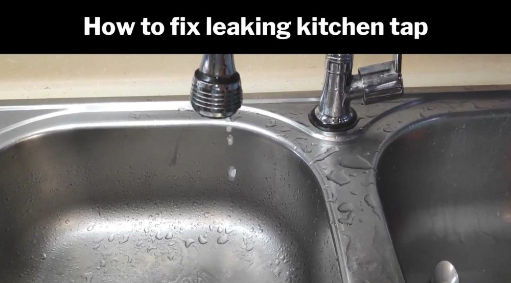 Leaking kitchen tap