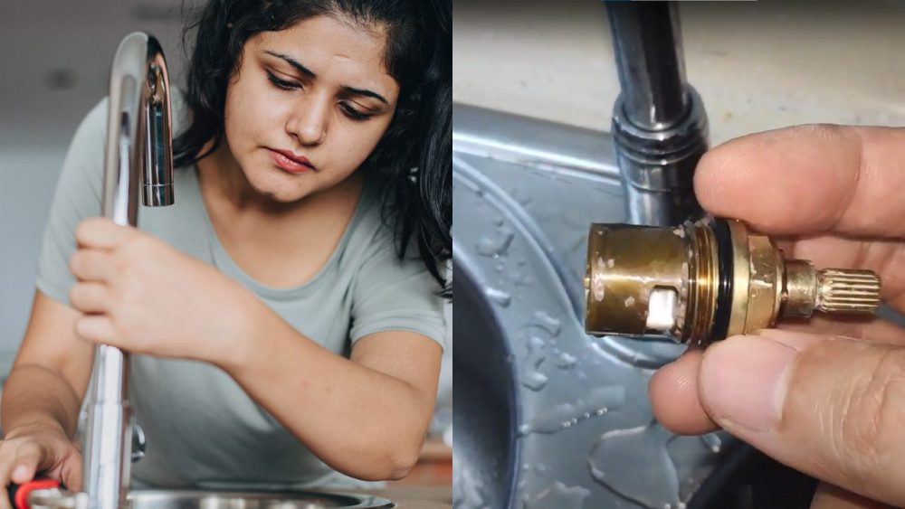 Fixing a best sale leaking tap