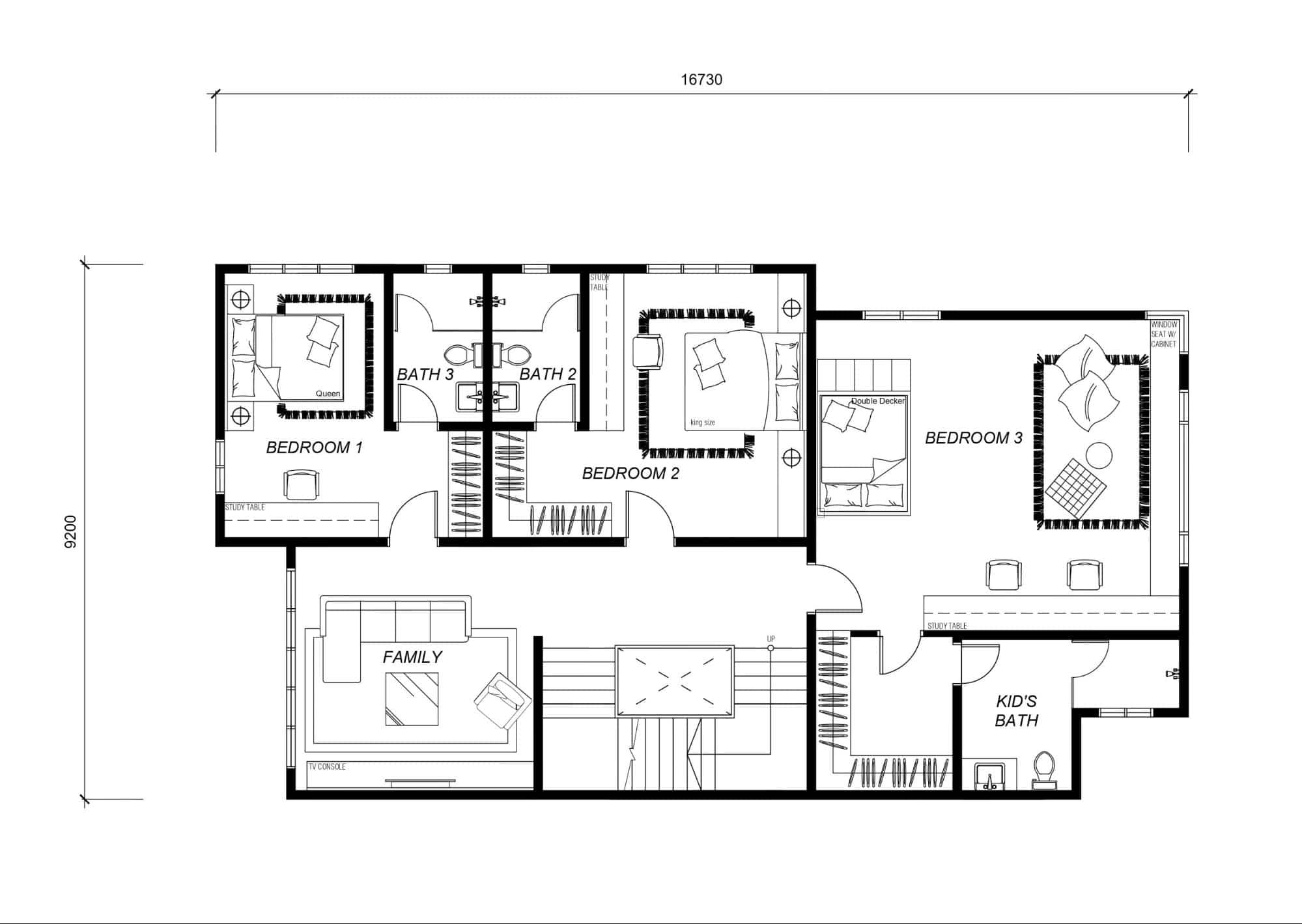 First floor layout Ambang Botanic 2