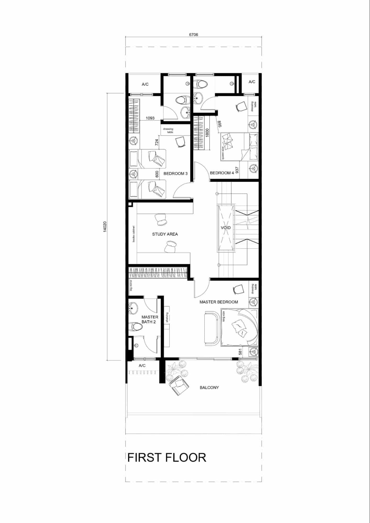 First floor plan hermoso residences kuantan interior design