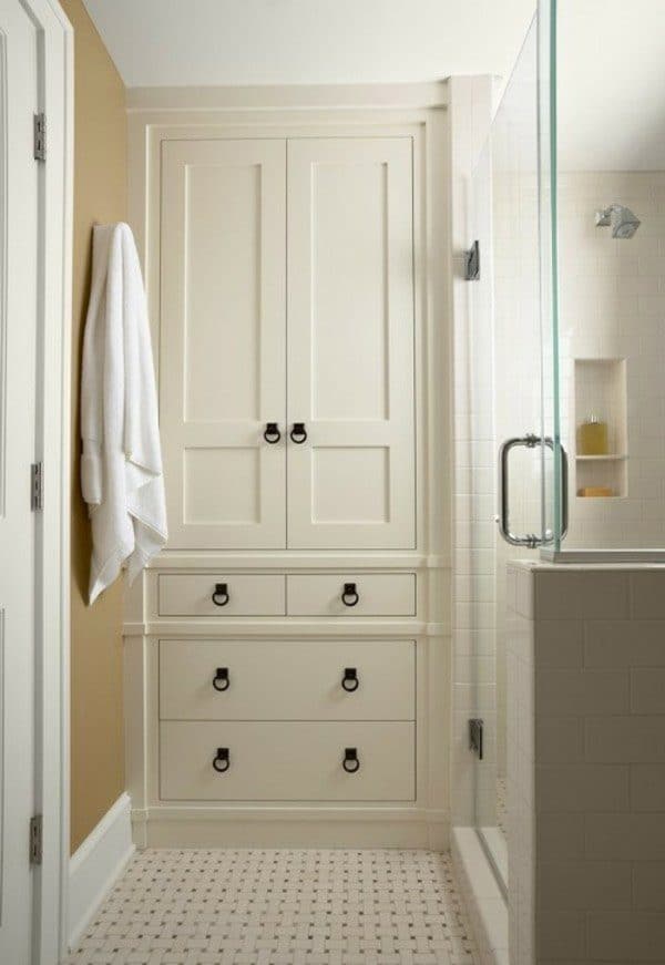 Full-height bathroom cabinet