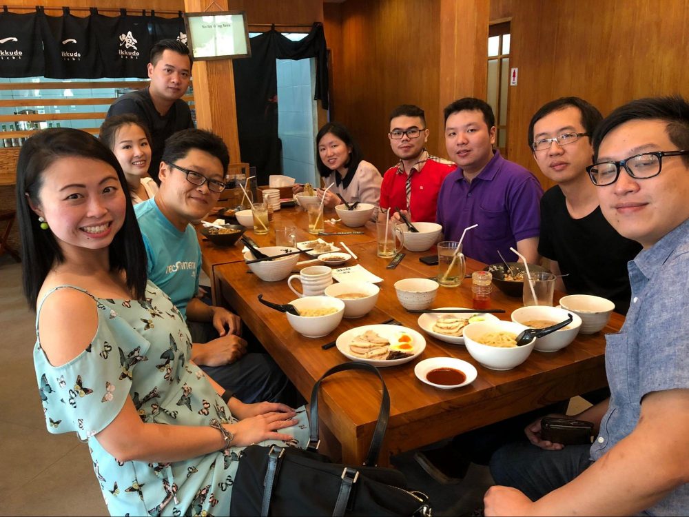 Catching up with pioneer team members in Sejasa.com, Jakarta, Feb 2018