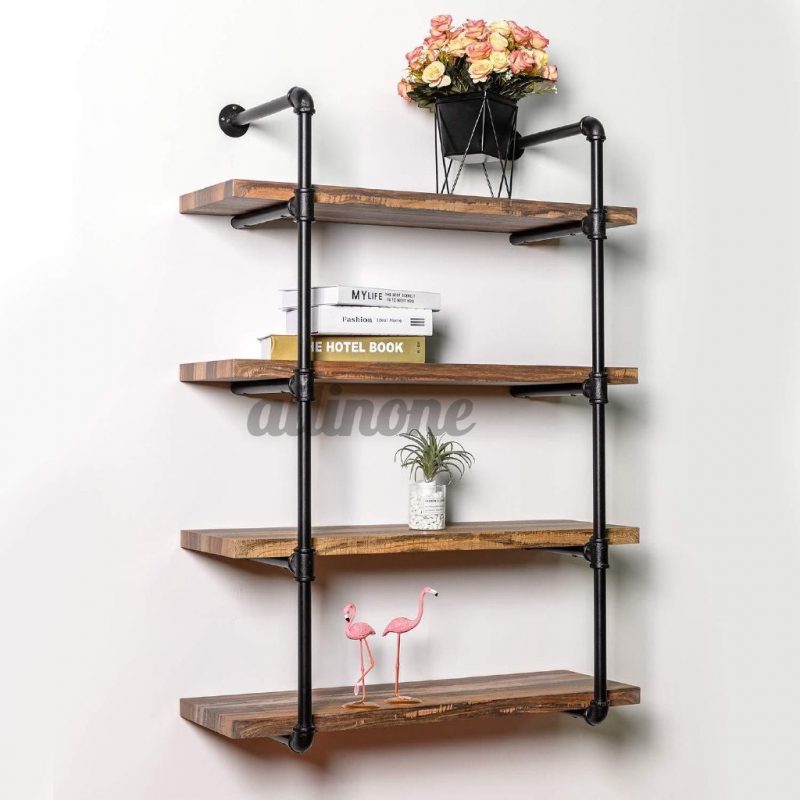 Pipe wall shelf bracket RM128