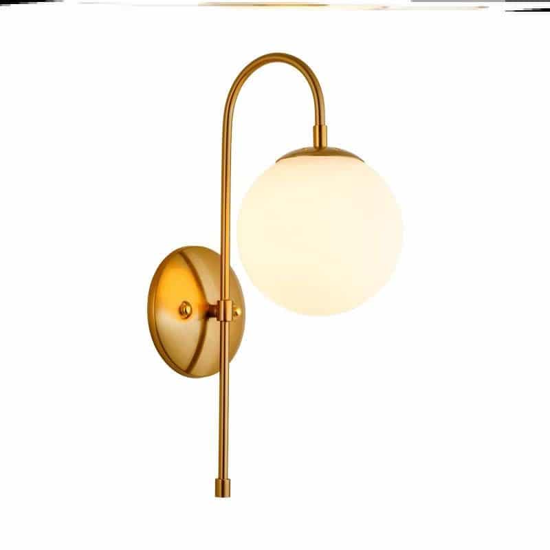 Minimalist wall lamp ball style RM62