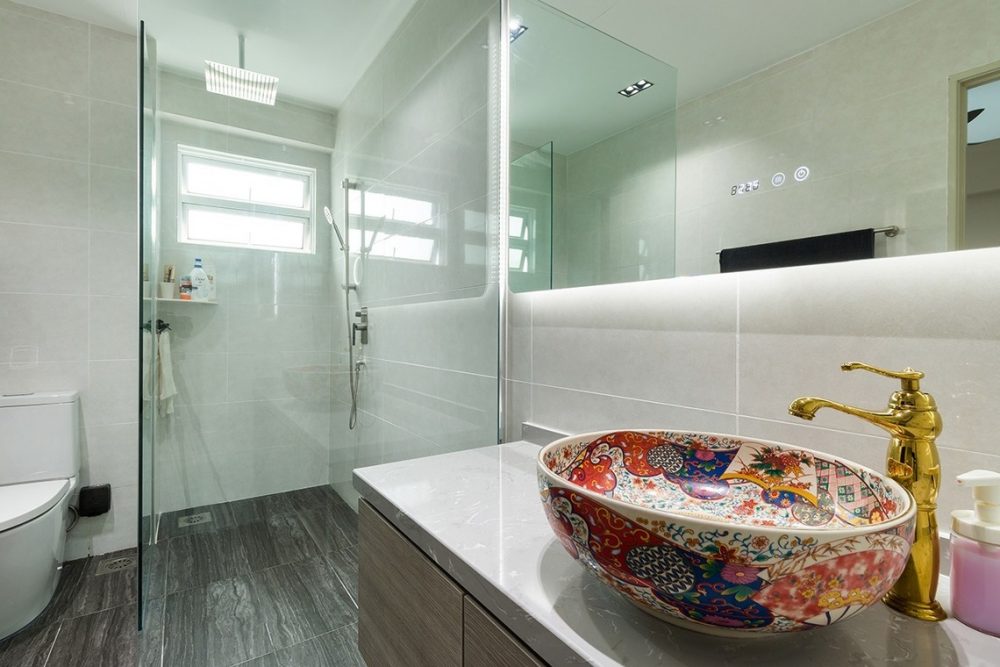 Bathroom renovation at Sterling Condominium, Kelana Jaya by Airhost Design and Build