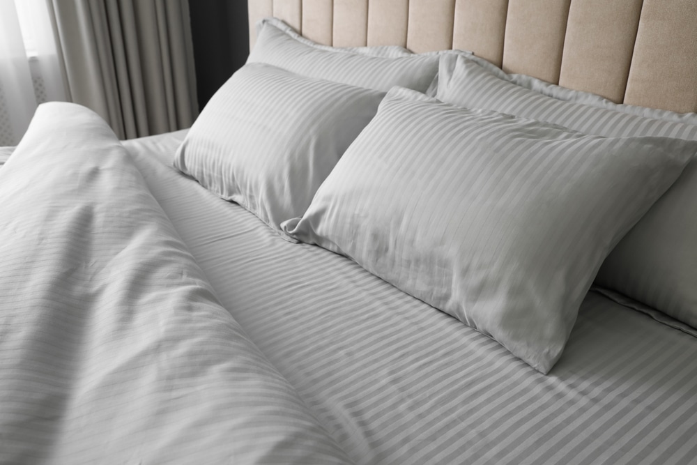 Cotton bed sheets are good for restful sleep