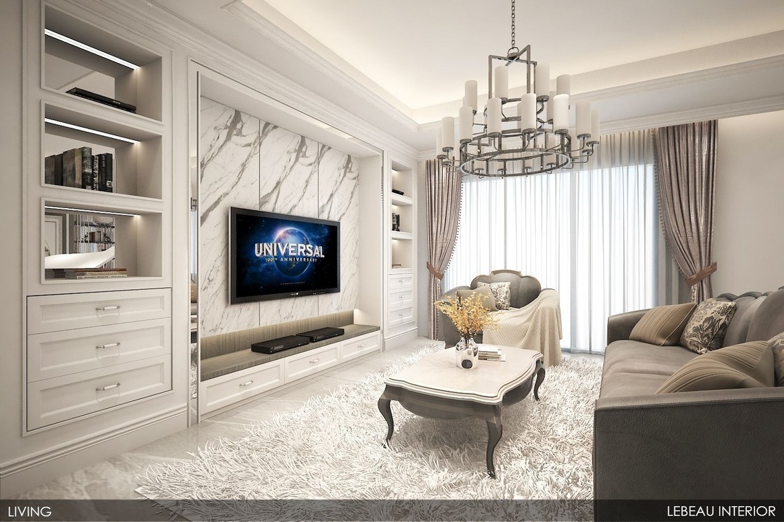 Luxurious classic living room design