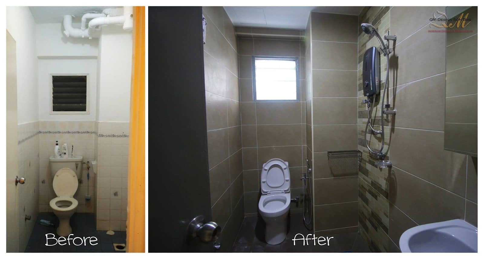 Renovasi bilik mandi modern 