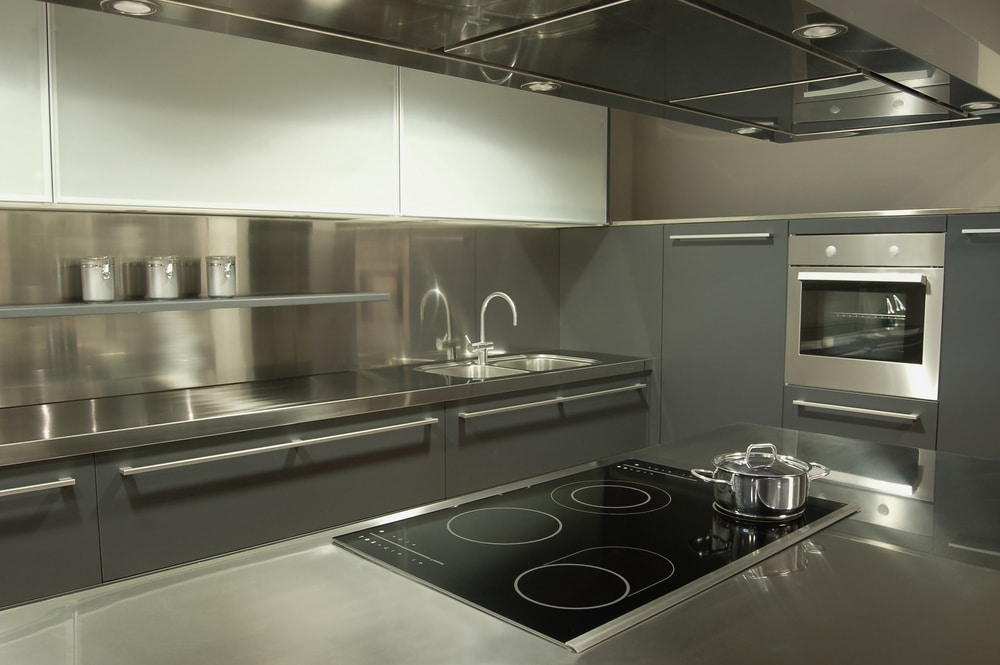 Industrial stainless steel kitchen cabinet 