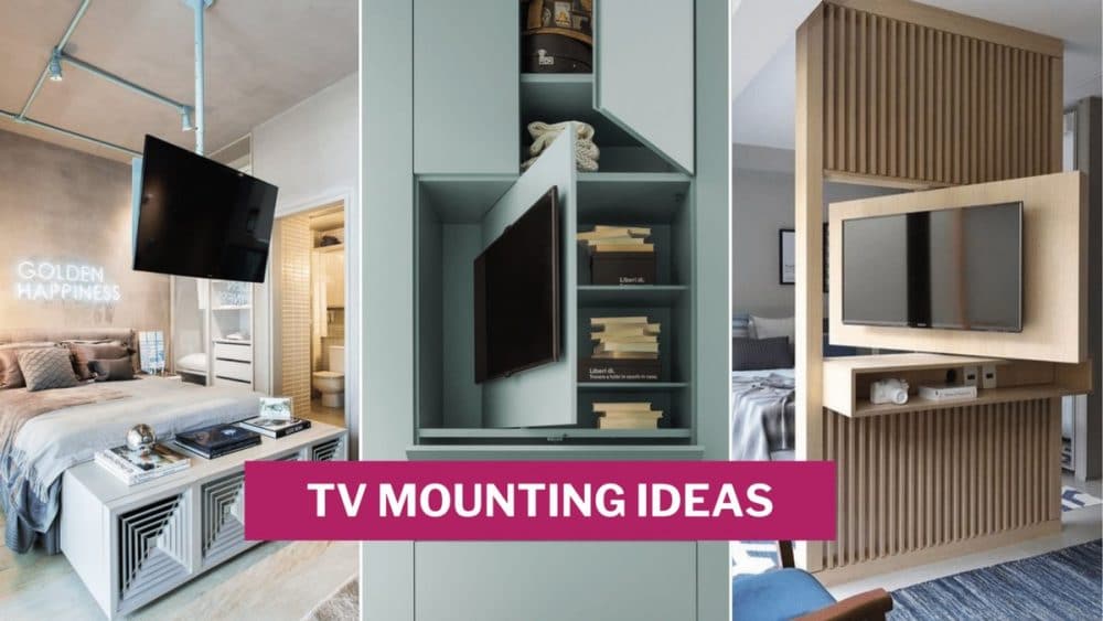 10 Smart and Space-Saving Ways to Mount Your TV