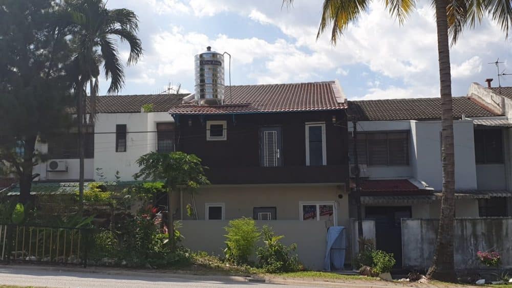 Above: Completed backyard double-storey extension