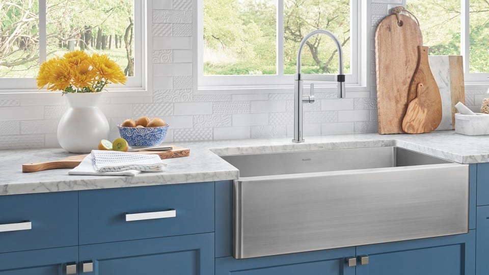 Quatrus farmhouse sink by Blanco USA